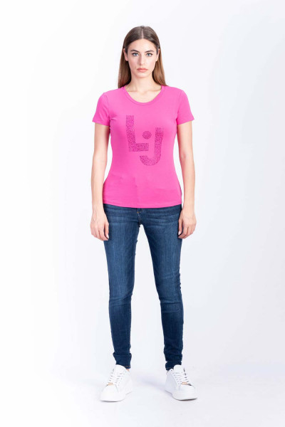 Springfield T-shirt Rosa XS sconto 68% MODA DONNA Camicie & T-shirt T-shirt Volant 