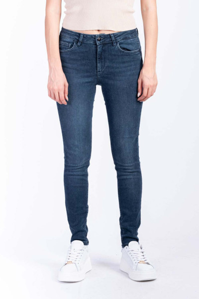 Donna Abbigliamento da Jeans da Jeans capri e cropped Jeans slim Le Noveau a vita altaFRAME in Denim di colore Blu 