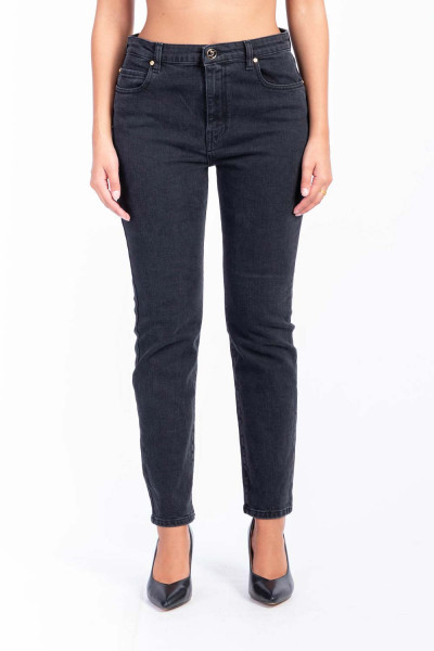 VMMANYA RW Slim BL Jeans-K Curve NoosVero Moda in Denim di colore Nero 35% di sconto eleganti e chino da Pantaloni lunghi Donna Abbigliamento da Pantaloni casual 
